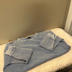 Tribal Light Blue Unisex Crewneck Sweater